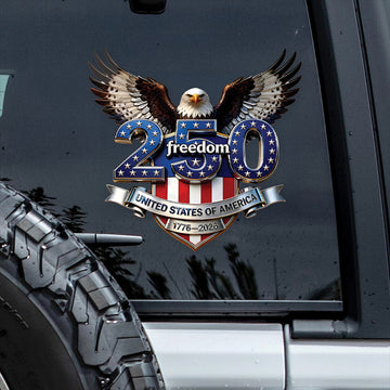 Eagle Decal USA 250 Years Anniversary