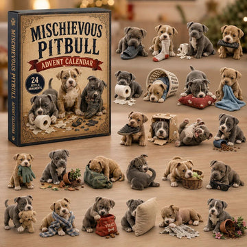 Mischievous Pitbull Advent Calendar 2026