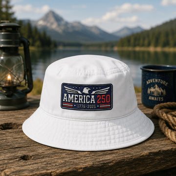 Patriotic Eagle 250th Anniversary Bucket Hat