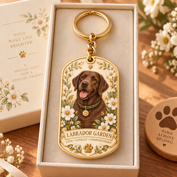 Labrador Garden Keychain Collection