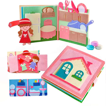 Montessori Dollhouse Quiet Book