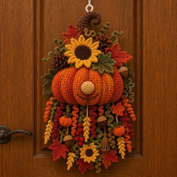 DIY Seasonal 3D Crochet Door Hanger Kit Collection