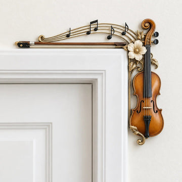 Violin & Music Notes Door Topper