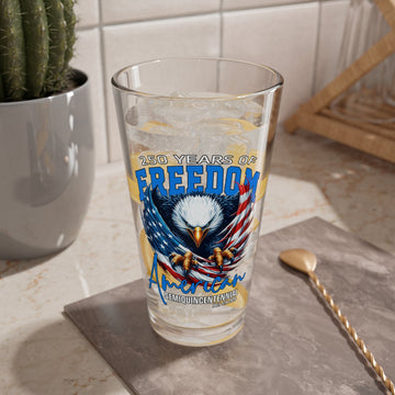 250 Years of American Freedom Glass