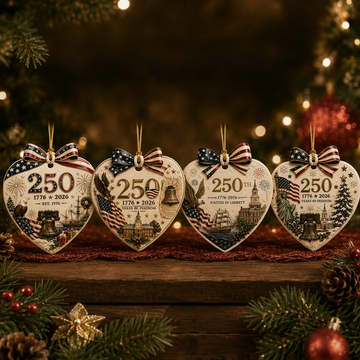 250th Anniversary of America Christmas Ornament
