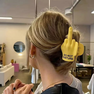 "Do Not Disturb" Funny Hair Claw