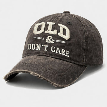 Vintage Distressed “OLD & DON’T CARE” Cap