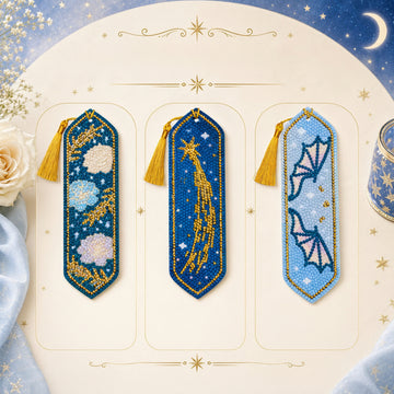 Starlit Romance Diamond Art Bookmark Kit