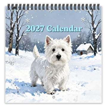 2027 West Highland White Terrier Calendar
