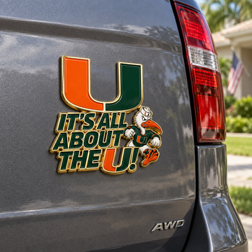 It’s All About The U Car Emblem Metal Badge