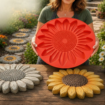 Reusable Sunflower Stepping Stone Mold