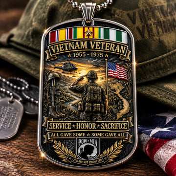 Vietnam Veteran “Some Gave All” Tribute Necklace