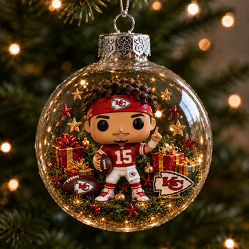 RED KINGDOM Football Character Christmas Ornament Collection
