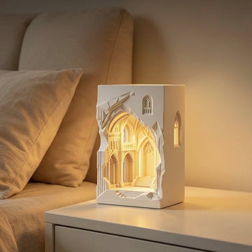Broken Cathedral Gypsum Aroma Stone Diffuser Lamp