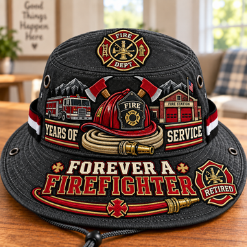 Forever A Firefighter Boonie Hat