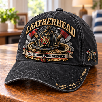 Leatherhead Old School Fire Service Baseball Cap