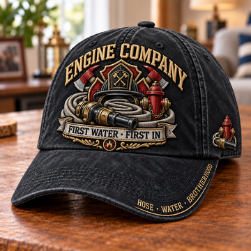 Engine Company First Water First In Baseball Cap