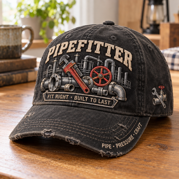 Pipefitter Fit Right Built To Last Baseball Cap