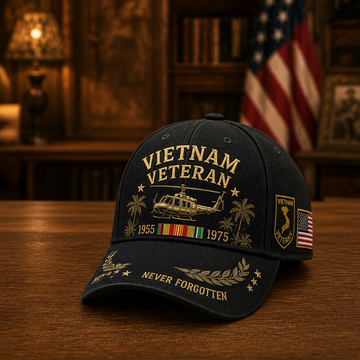 Vietnam Veteran 1955–1975 Memorial Cap