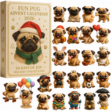 Fun Pug Advent Calendar 2026