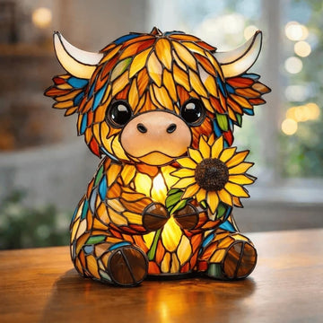 Creative Highland Cow LED Night Light