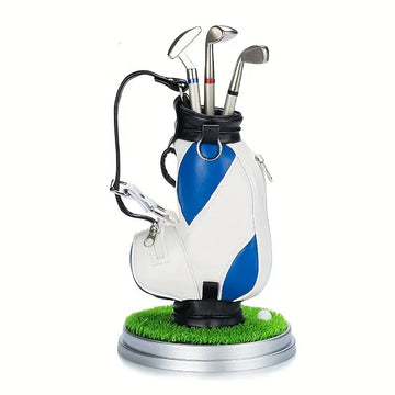 Golf Pen Holder + 3-Pen Set Elevate Your Office Desk