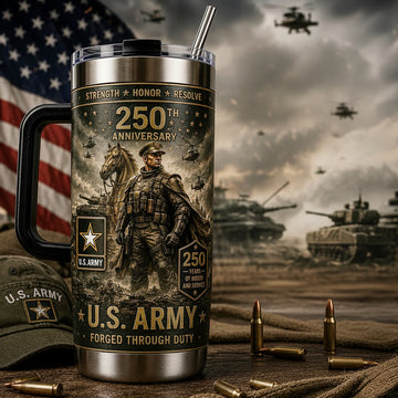 U.S. Military Guardian 250th Anniversary Tumbler