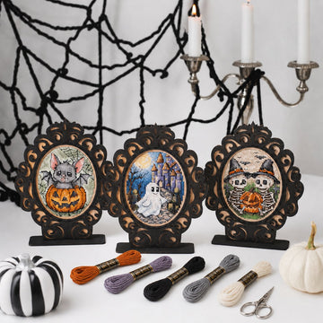 Halloween Frame Cross Stitch KIT