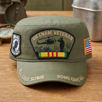 Vietnam Veteran Tribute Military Cadet Cap