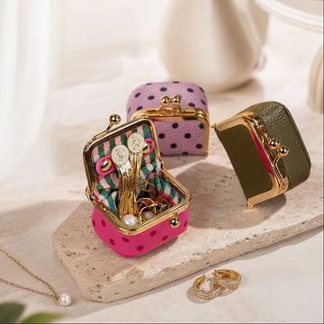 Mini Polka Dot Jewelry Box