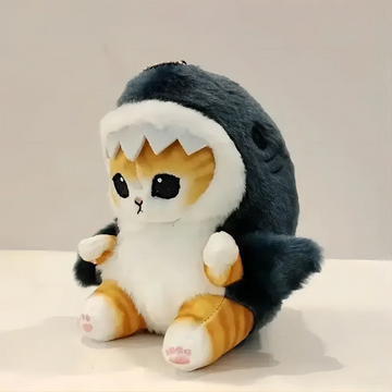 Shark Cat Plush Pendant