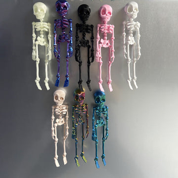 Spooky Skeleton Fridge Magnet