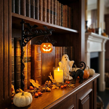 Halloween Edition Library Shelf Lanterns