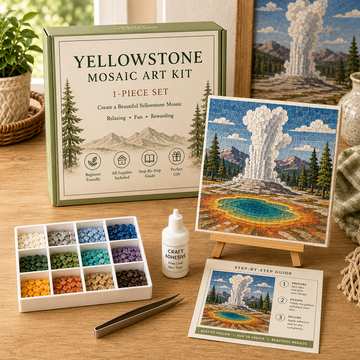 America’s National Parks Sea Glass Art Kit