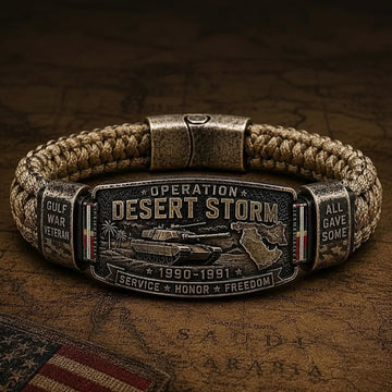 Operation Desert Storm Veteran Paracord Bracelet