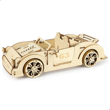 Pull-Back Racing Vehicle 3D Puzzle