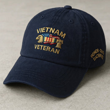Vietnam Veteran Honor Hat Breathable & Lightweight Comfort