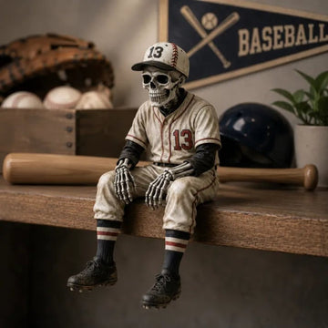 Baseball Skeleton Shelf Sitter
