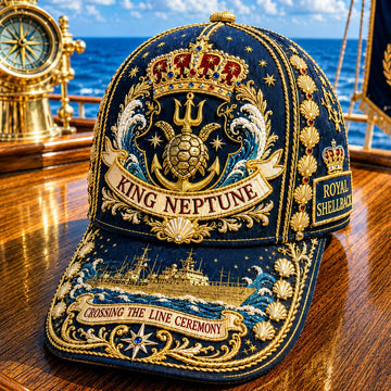 Royal Shellback King Neptune Cap