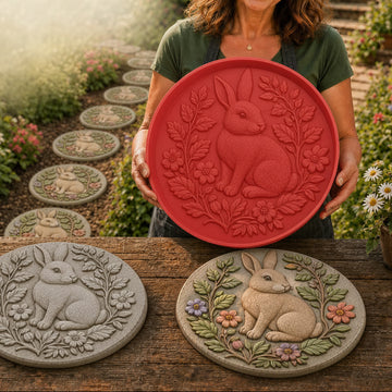 Hummingbird Garden Art Stepping Stone Mold