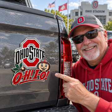 O-H! I-O! Car Emblem Metal Badge