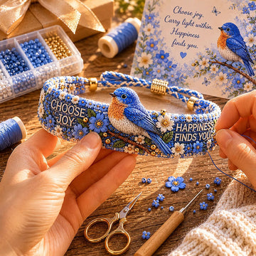Bird Embroidered Bracelet Collection