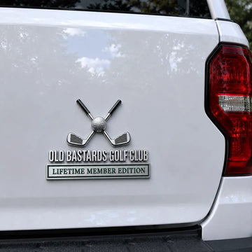 Golf Club Member 3D Car Emblem