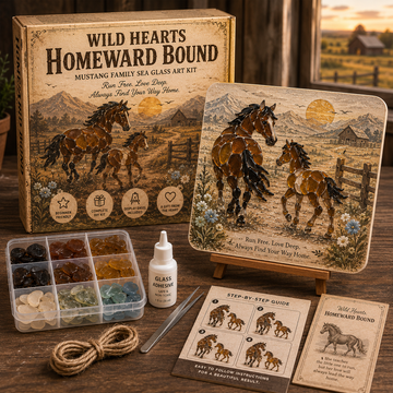 Western Sea Glass Art Kit