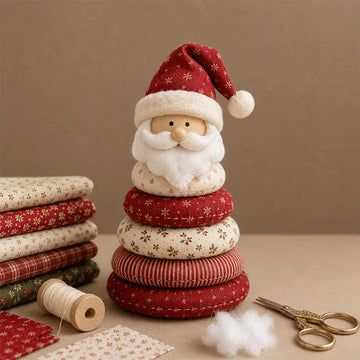 DIY Christmas Patchwork Doll Kit
