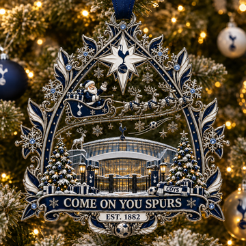 COME ON YOU SPURS Christmas Stadium Keepsake Ornament