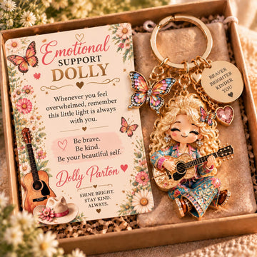 Always With You Dolly Memory Keychain