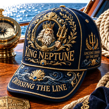 King Neptune Maritime Heritage Cap Ocean Explorer Hat