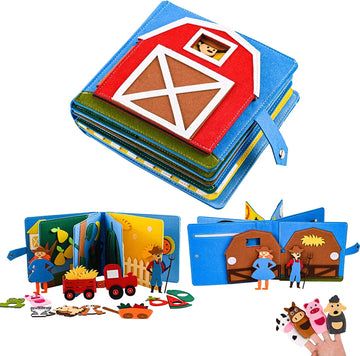 Montessori 3D Felt Quiet Book