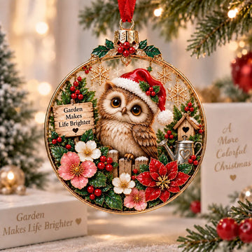 Christmas Floral Holiday Hanging Decoration Ornament